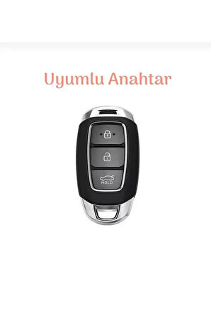 Hyundai I30 Ix25 Ix35 Kona Elantra Accent Santa Fe Anahtar Koruma Kılıfı 3 Tuşlu 2 Resime Bakınız