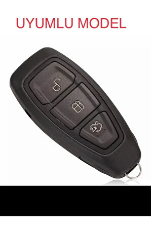 2 Adet Fiesta Kuga Focus C-max Silikon Anahtar Kılıf (sustasız) Siyah Ve Kırmızı Renkler