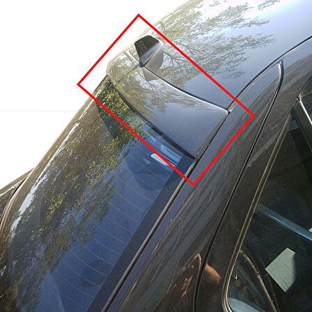BMW E36 ARKA CAM ÜSTÜ SPOİLER PARLAK SİYAH BOYALI