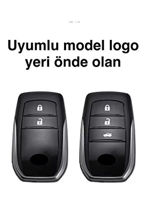 Toyota Chr C-hr Camry Corolla Cross Prius Prado Rav4 Hilux  uyumlu Anahtar Kılıf