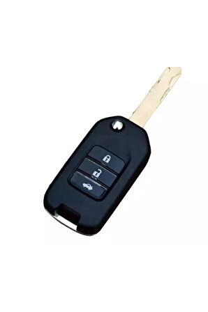 Honda Civic Crv Fc5 Hrv Sustalı Silikon Anahtar Kılıfı 1 Adet Siyah Renk