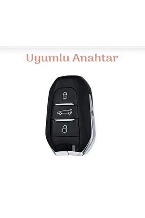 Peugeot 208 308 508 2008 3008 5008 Rifter Anahtar Koruma Kılıf Sustasız Anahtarsız Çaliştırma
