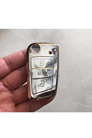 Seat Leon Fr Mk3 Ve Golf 7 Uyumlu Lüks Anahtar Koruma Kılıfı