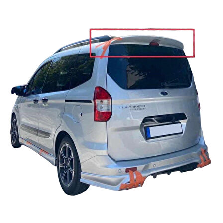 FORD COURİER PS STYLE SPOİLER PARLAK SİYAH BOYALI