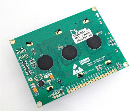 SDGB12864‑02 128×64 Grafik LCD Ekran HD44780 Uyumlu 5V Modül