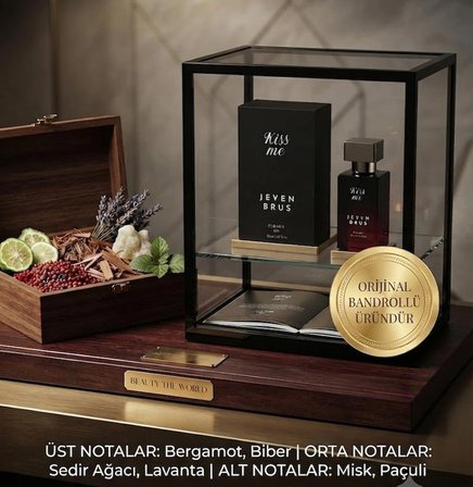 Jeven Brus Kiss Me Parfüm 50 ml Özel Seri Erkek Edp