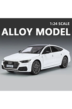 1.24 Audi A7 Işıklı Kapıları Açılabilen Oyuncak Araba