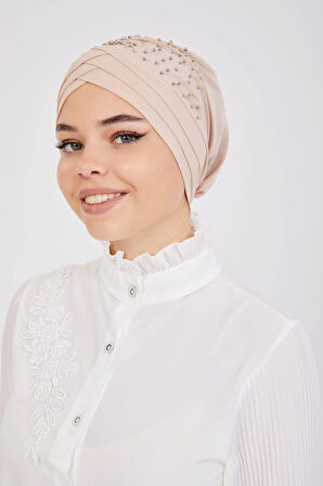 İncili Üç Çapraz Geçmeli Bone