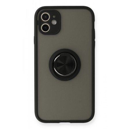 Teleplus iPhone 12 Mini Kılıf Montreal Mat Yüzüklü Kapak