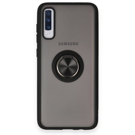 Teleplus Samsung Uyumlu Galaxy A70 Kılıf Montreal Yüzüklü Mat Kapak
