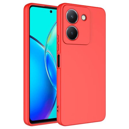 Teleplus Vivo Y36 4G Kılıf Mara İçi Kadife Süet Lansman