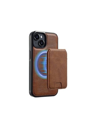 Teleplus iPhone 13 Kılıf Capella L3 Serisi Mıknatıslı Kartlıklı 2-1 Kapak