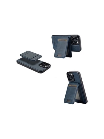 Teleplus iPhone 13 Kılıf Capella L3 Serisi Mıknatıslı Kartlıklı 2-1 Kapak