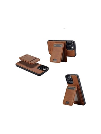 Teleplus iPhone 14 Pro Max Kılıf Capella L3 Serisi Mıknatıslı Kartlıklı 2-1 Kapak
