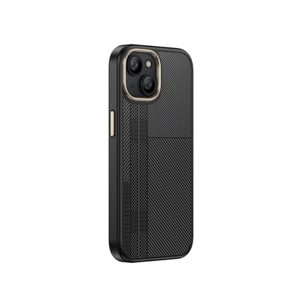 Teleplus iPhone 14 Kılıf M-Safe Manyetik Şarj Karbon Fiber Görünüm Antina Kapak