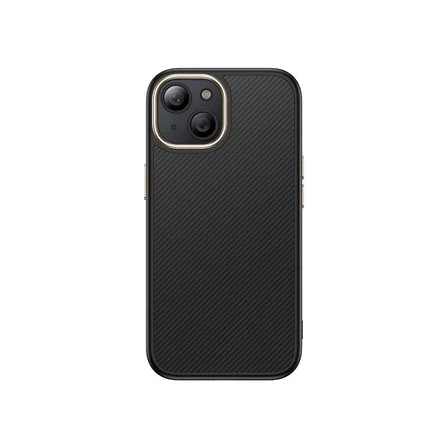 Teleplus iPhone 15 Plus Kılıf M-Safe Manyetik Şarj Karbon Fiber Görünüm Antina Kapak