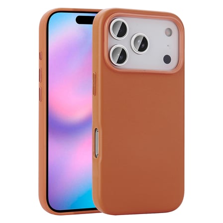 Teleplus iPhone 17 Pro Kılıf Msafe Şarj Özellikli PU Deri Kupra Kapak