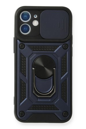 Teleplus iPhone 11 Kılıf Magnetik Standlı Kamera Korumalı Slide Sürgülü Cover Kapak