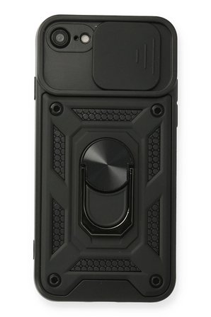 Teleplus iPhone 7 Kılıf Magnetik Standlı Kamera Korumalı Slide Sürgülü Cover Kapak