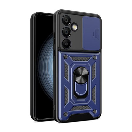 Teleplus Samsung Galaxy S25 FE Kılıf Magnetik Standlı Kamera Korumalı Slide Sürgülü Cover Kapak