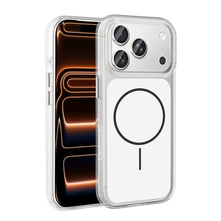 Teleplus iPhone 17 Pro Max Kılıf İkonik Metal Tuşlu Manyetik Şarj Kapak