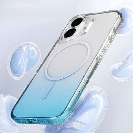 Teleplus iPhone 17 Kılıf Rainbow Renkli Septik Manyetik Şarj Kapak