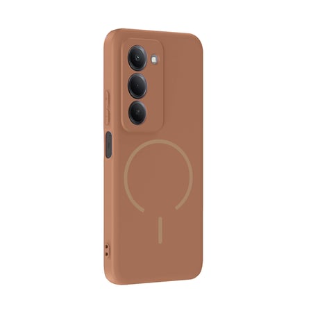 Teleplus Xiaomi Uyumlu Redmi 15 5g Kılıf Meta Pastel Manyetik Araç Tutucu Kılıf + Manyetik Araç Tutucu