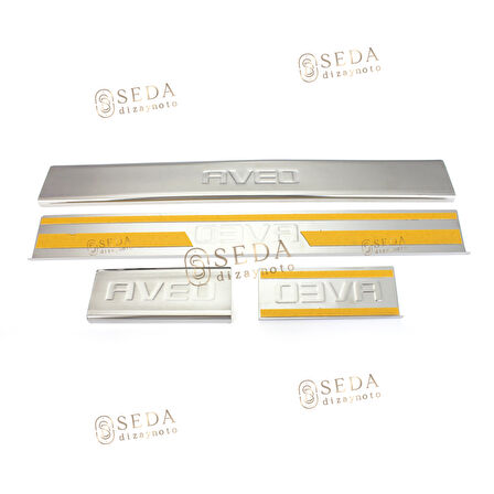 Chevrolet Aveo SD 2006 > 2011 Kapı Eşiği P. Çelik