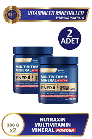 Multivitamin Mineral Powder 300 gr 2 Adet