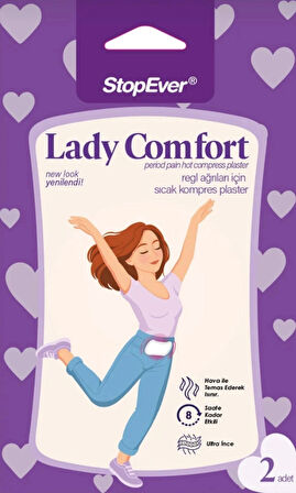 Lady Comfort Adet, Regl Ağrıları Için Isıtma Pedi 2x2