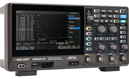 SIGLENT SDS814X HD Dijital Osiloskop, 12 Bit, 100Mhz, 4 Kanal