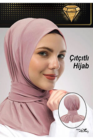 Kadın Tesettür Sandy Çıtçıtlı Hijab