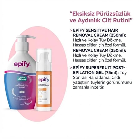 Özel Bakım Kombinasyonu 250 ml Pompalı Tüy Dökücü ve 75ml Bakım Jeli