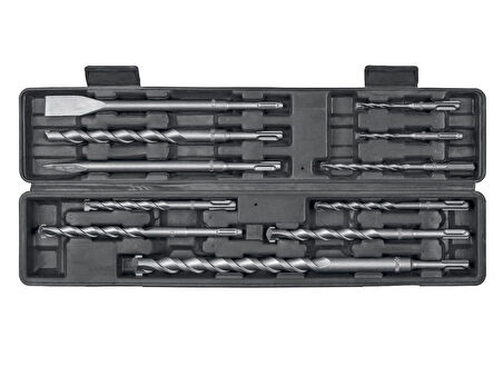 Parkside 11 Parça SDS‑Plus Kırıcı Matkap ve Keski Takımı | 5–22 mm Uç + Düz & Sivri Keski