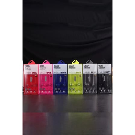 Karler Bass KR-204 Kablolu Kulaklık - Kırmızı