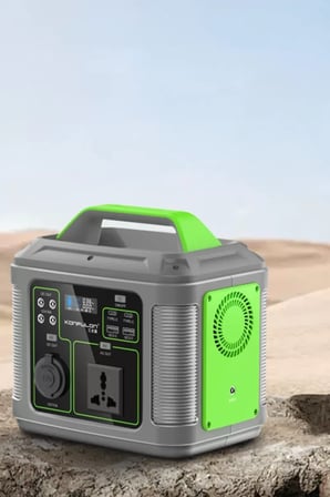 Konfulon CN04 Powerbank 300W 60.000 mAh 5W Led Işıklı Kamp Şarj PD 60W - Gri