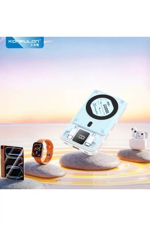Konfulon M25W 10.000 mAh 20W PD Magsafe Powerbank - Mavi