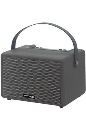 Konfulon F31 50W Sürücülü 2 Adet Mikrofonlu BT 5.2 Kablosuz Hoparlör - Siyah