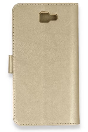 Newface Samsung Galaxy J7 Prime Kılıf Trend S Plus Kapaklı Kılıf - Gold