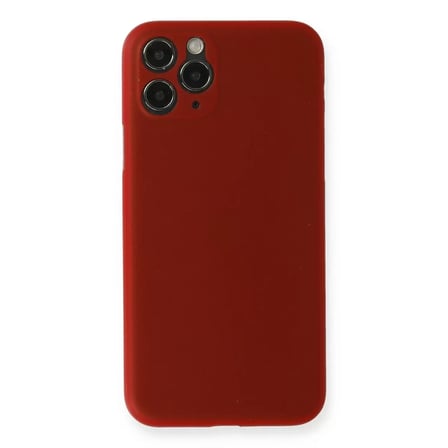 Newface Apple iPhone 11 Pro Max Kılıf PP Ultra İnce Kapak - Kırmızı