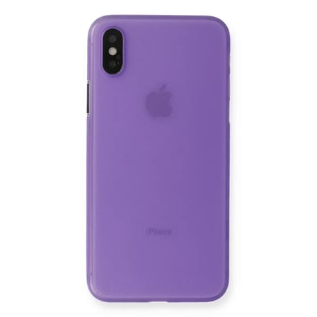 Newface Apple iPhone XS Max Kılıf PP Ultra İnce Kapak - Mor