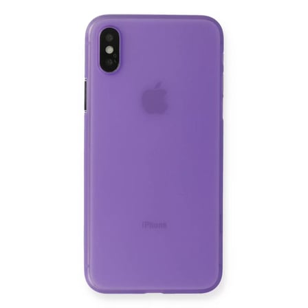 Newface Apple iPhone XS Max Kılıf PP Ultra İnce Kapak - Mor