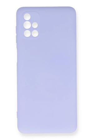 Newface Samsung Galaxy M51 Kılıf Nano içi Kadife Silikon - Lila