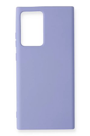 Newface Samsung Galaxy Note 20 Ultra Kılıf Nano içi Kadife Silikon - Lila