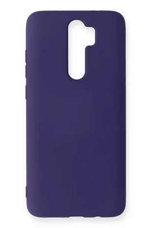 Newface Xiaomi Redmi Note 8 Pro Kılıf Nano içi Kadife Silikon - Mor