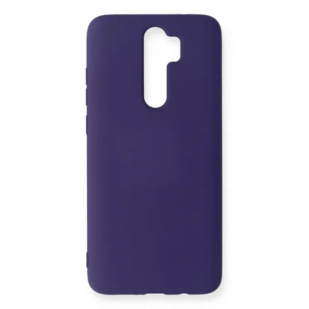 Newface Xiaomi Redmi Note 8 Pro Kılıf Nano içi Kadife Silikon - Mor