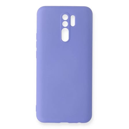 Newface Xiaomi Redmi 9 Kılıf Nano içi Kadife Silikon - Lila