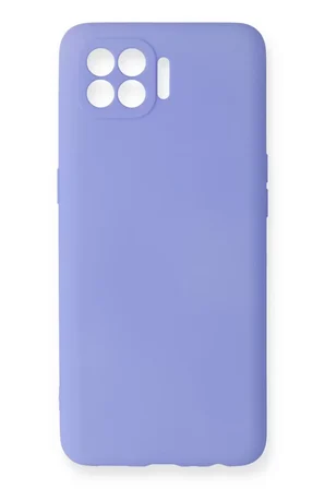 Newface Oppo Reno 4 Lite Kılıf First Silikon - Lila
