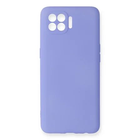 Newface Oppo Reno 4 Lite Kılıf First Silikon - Lila