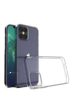 Newface Apple iPhone 12 Kılıf Lüx Şeffaf Silikon